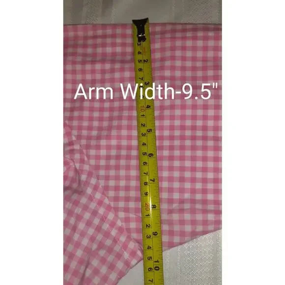 Ralph Lauren Gingham Shirt Mens XL Pink White Custom Cotton Resort Party Pony - Picture 16 of 16